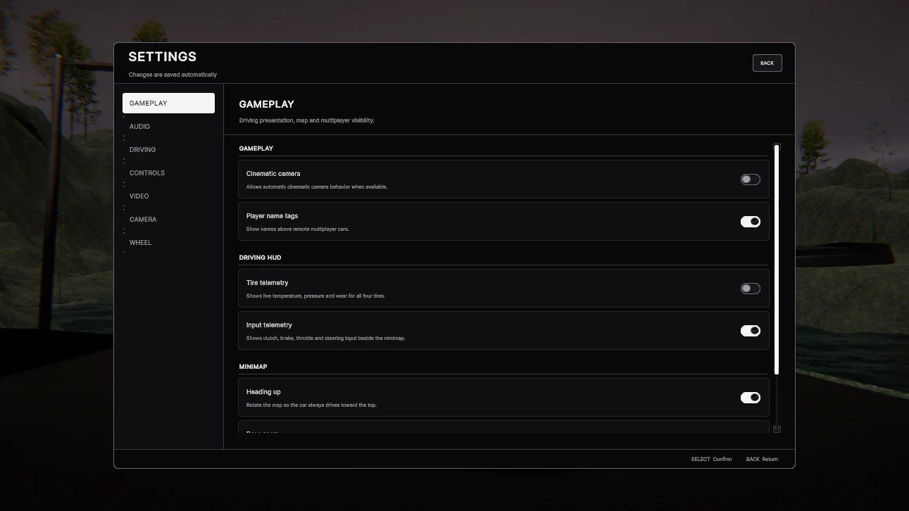 The Project Tourge settings interface rebuilt with UI Toolkit